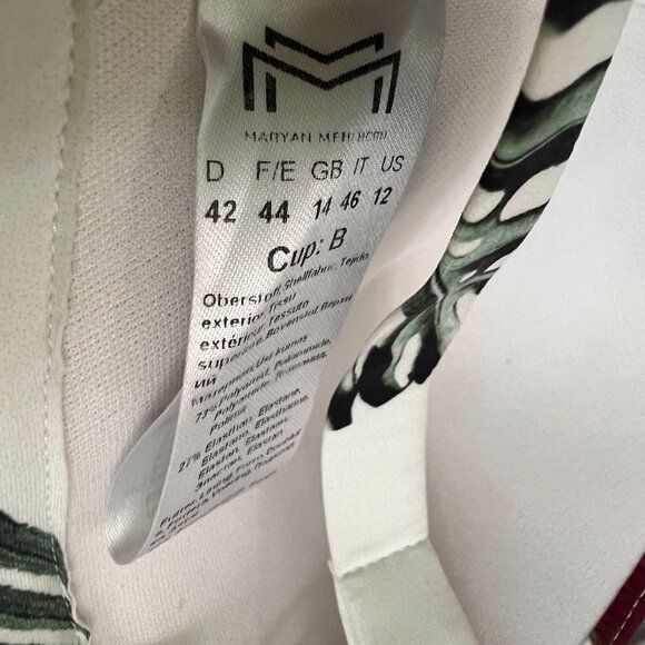 Maryan Melhorn floral print bikini set size 12 - Picture 6 of 8